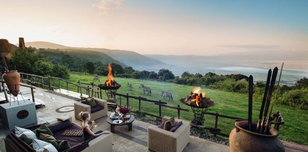 Beyond-Ngorongoro-Crater-Lodge-Main-Area-Viewing-Deck-Champagne-Zebra-Timbuktu-Travel